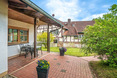 Vacation home garden view