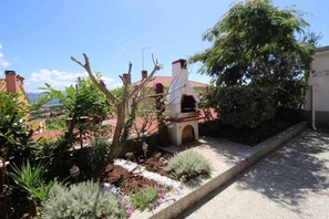 Terrace/patio - Studio with sea view (Šilo)