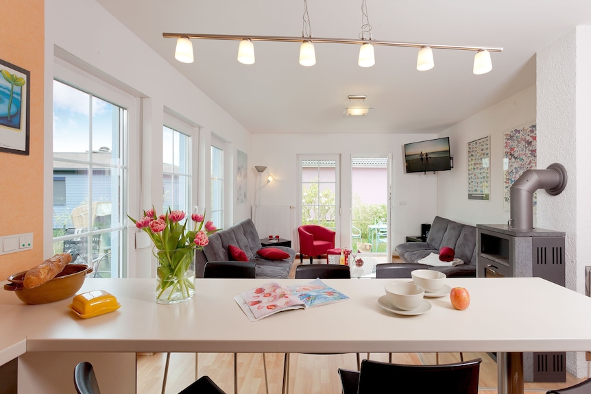 Vakantiehuis Het Blauwe Huis Op De Peenestrom / Blas - Vakantiehuis Het Blauwe Huis - 2 Slaapkamers Tot Max. 6 Pers. En 2 - Lubmin