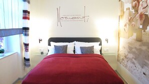2 slaapkamers, een kluis op de kamer, een strijkplank/strijkijzer