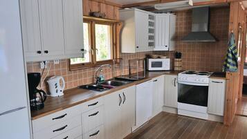 KĂŒhlschrank, Herdplatte, GeschirrspĂŒler