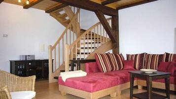 Fernseher, Kamin