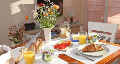 Seestern - balcony - only 300 m beach - Accommodation Seestern, WLAN, approx. 250m to the beach