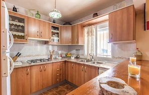Réfrigérateur, micro-ondes, plaque de cuisson, lave-vaisselle