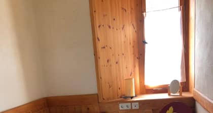 5 small rooms - and a large kitchen for all - house "Lehmkloster" at the Wangeliner garden with 5 single rooms