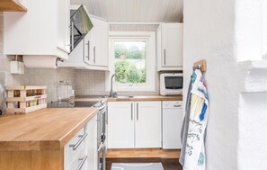 Réfrigérateur, micro-ondes, plaque de cuisson, lave-vaisselle