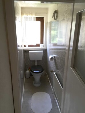 Regadera y secadora de cabello 