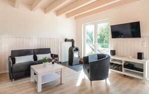 Fernseher, Kamin, DVD-Player