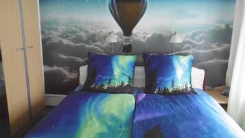 2 Schlafzimmer, Bügeleisen/Bügelbrett, Bettwäsche