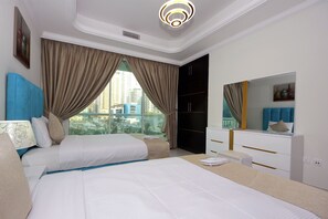 Apartment, 2 Bedrooms, Marina View | 2 bedrooms, free cribs/infant beds, free WiFi - Piks Key - Marina Sail Tower (Dubai)