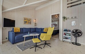 Télévision, cheminée, lecteur de DVD