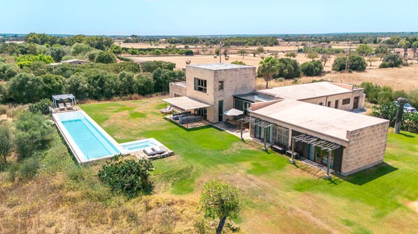 Exterior - Son Coranta stylish holiday house with pool in a quiet and natural setting in Campos (Campos)