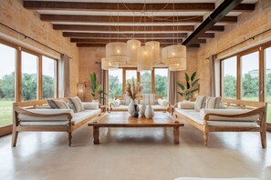 Interior - Son Coranta stylish holiday house with pool in a quiet and natural setting in Campos (Campos)