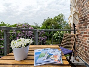 Outdoor dining - Apartment Birke - Apartment Landhaus Neparmitz TZR (Poseritz)