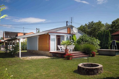 Holiday home near the beach with garden shower