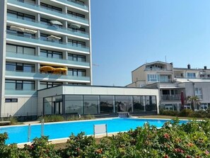 Indoor pool, a heated pool