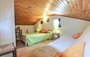 1 makuuhuone, vauvan matkasänky, ilmainen Wi-Fi, vuodevaatteet