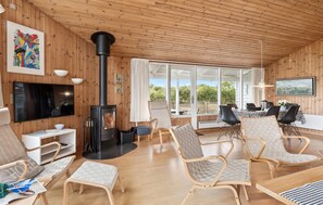 Fernseher, Kamin