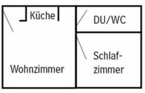 Floor plan - Apartment Kutterfisch - right in the city harbor - Kutterfisch (Sassnitz)