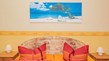 1 bedroom, travel crib, WiFi, bed sheets