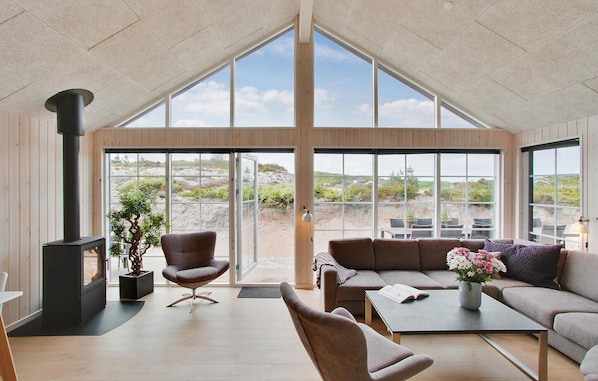 TV, fireplace, DVD player, foosball - Pet friendly home in Henne with sauna (Henne)