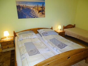 1 soverom og sengetøy