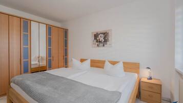 1 makuuhuone, vuodevaatteet