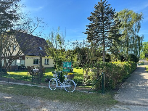 Fewo Mölschow auf Usedom mit einem Garten und W-Lan - Ferienwohnung