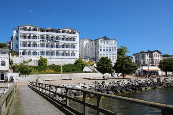 Blick auf die Unterkunft