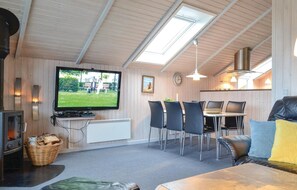TV, fireplace, DVD player