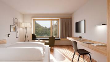 1 soveværelse, pengeskab på værelset, skrivebord, Wi-Fi