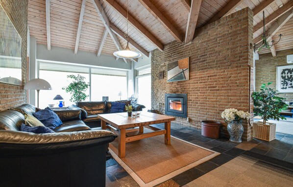 تلفزيون، مدفأة، مشغل دي في دي