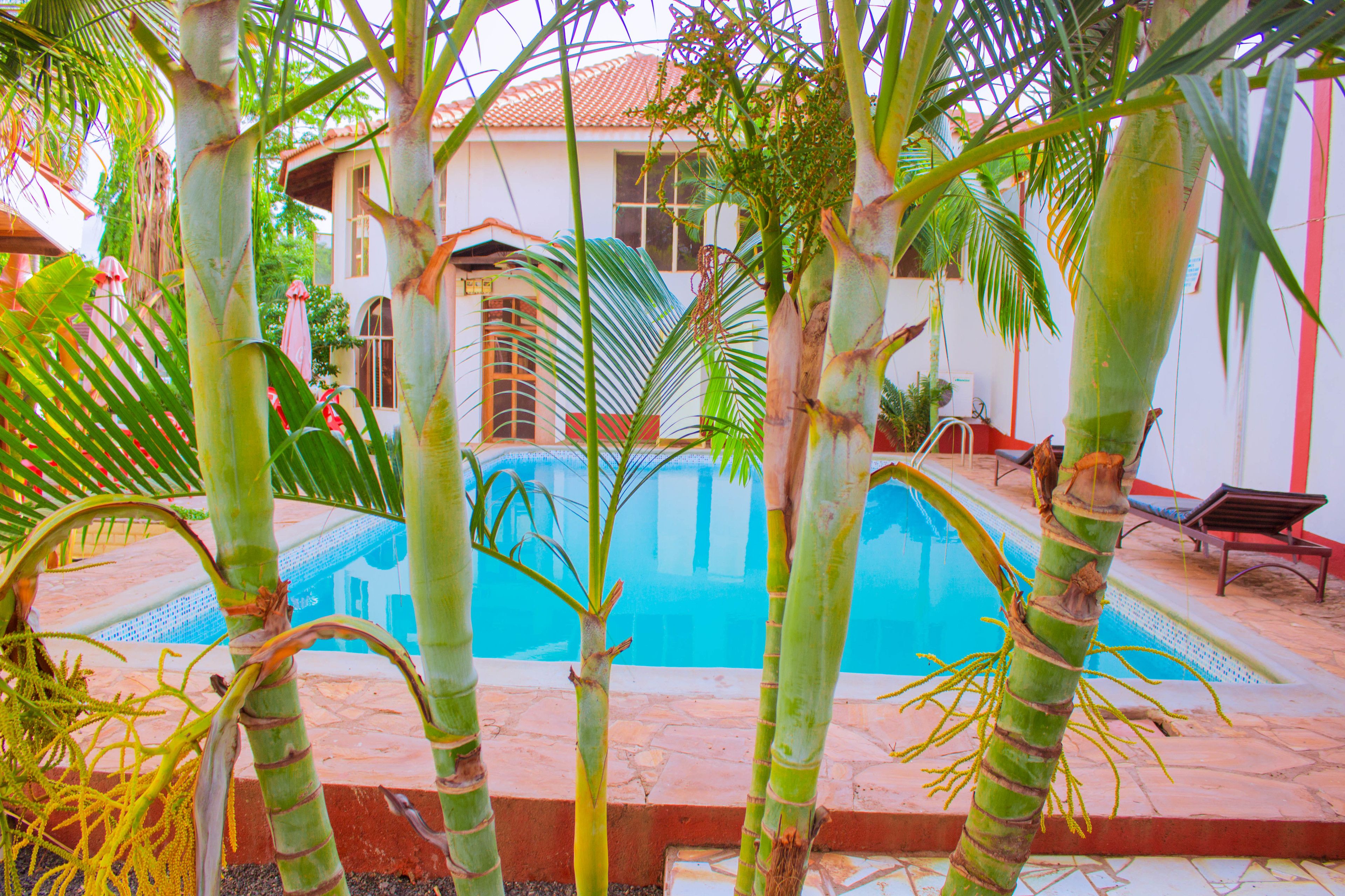 Indoor pool, outdoor pool