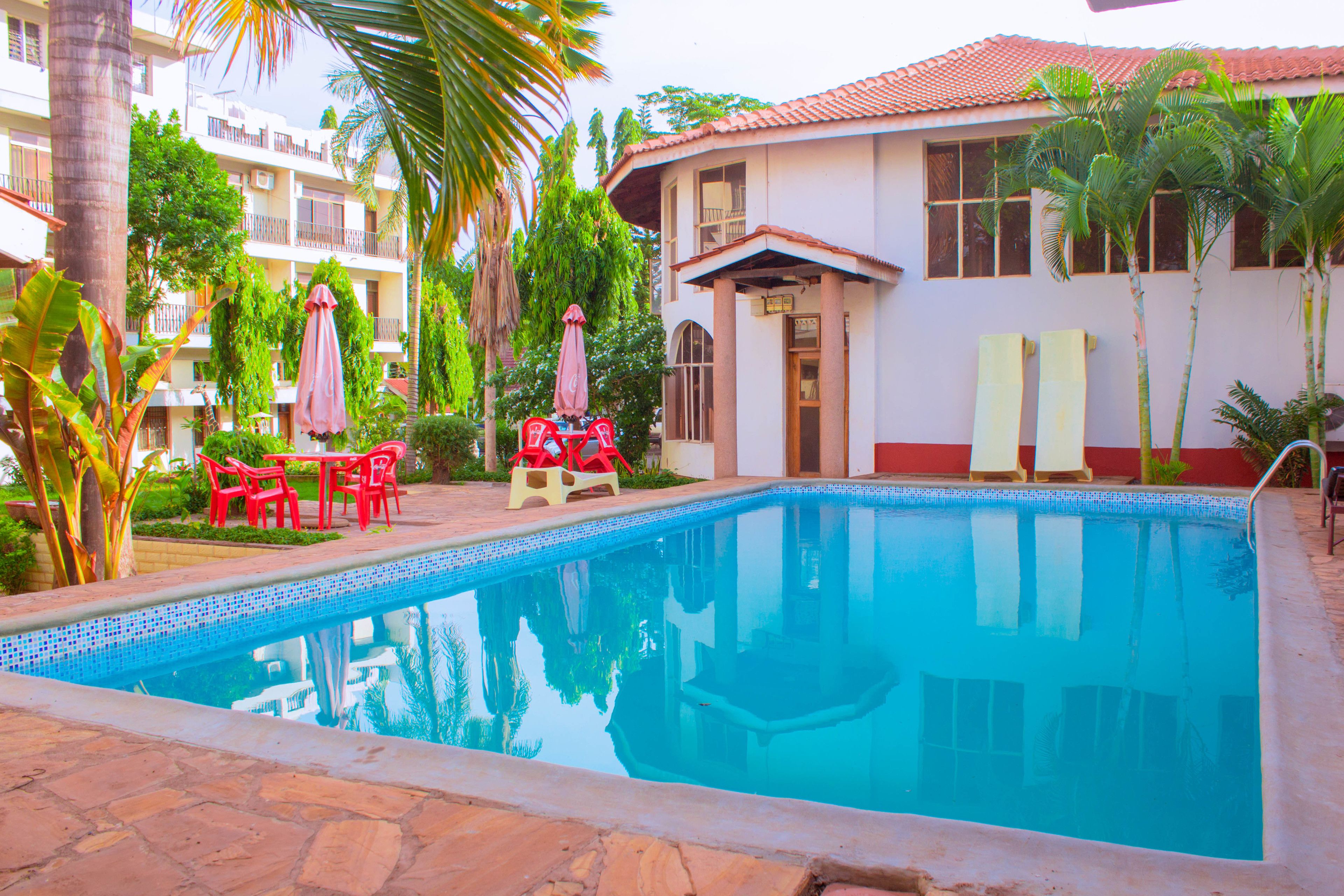 Indoor pool, outdoor pool