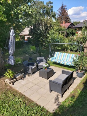 Property grounds - Holiday home in a quiet location with terrace (Agárd)