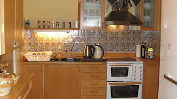 Fridge, microwave, oven, highchair