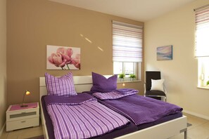 2 bedrooms, in-room safe, travel cot, WiFi