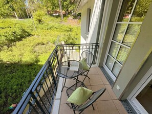 Outdoor dining - Haus Meeresblick A 1.24 Ostseegold with balcony - F: Haus Meeresblick A 1.24 (Baabe)