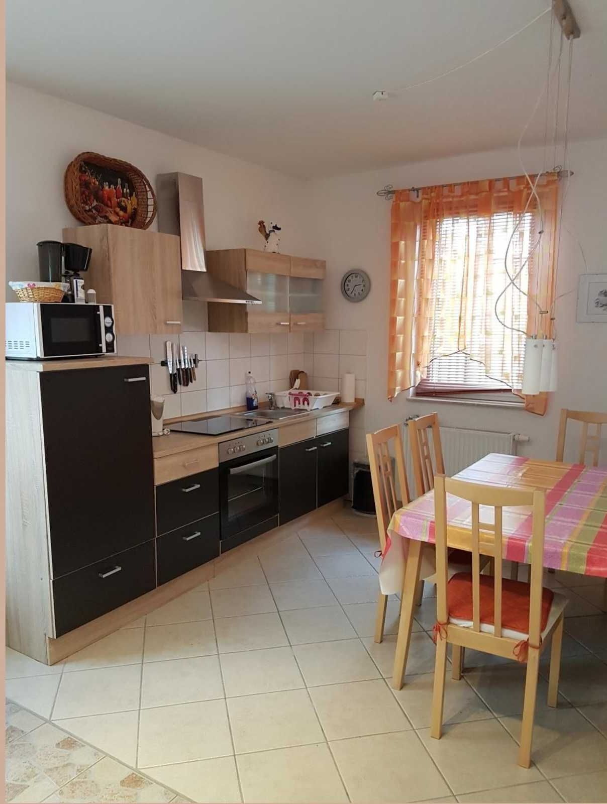 Fridge, microwave, oven