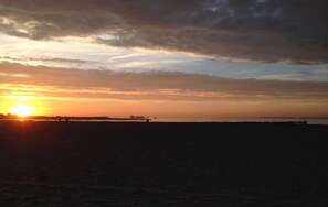 Vlak bij het strand