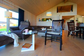 TV, fireplace - Vacation cottage Esbjerg, Germany (Quern)