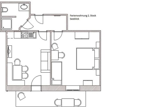 Apartment Lake View 2. Stock - Pension Winter Am Irrsee 4 Edelweiss