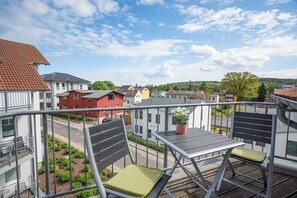 Outdoor dining - Vacation apartment 60 m² Katrin Miedke Fewo Ostseewelle - Fewo Ostseewelle (Heringsdorf)