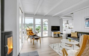 TV, fireplace, DVD player