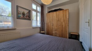 2 bedrooms, in-room safe, iron/ironing board, WiFi