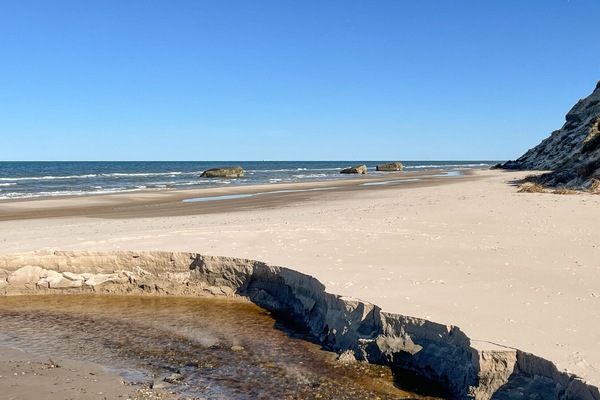 Nær stranden