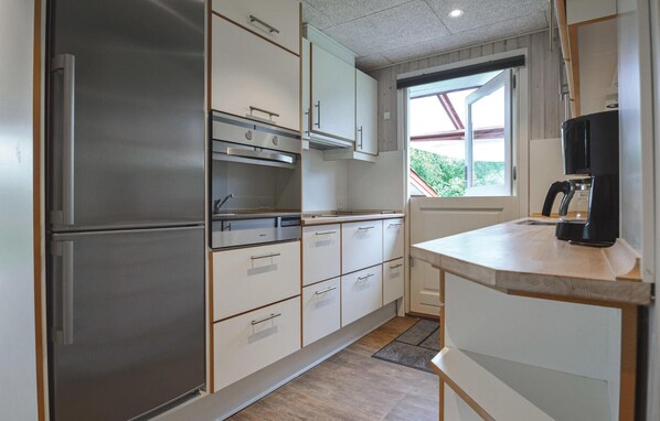 Kühlschrank, Mikrowelle, Herdplatte, Geschirrspüler