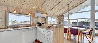 Beach front home in Ringkøbing with sauna