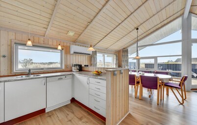 Beach front home in Ringkøbing with sauna