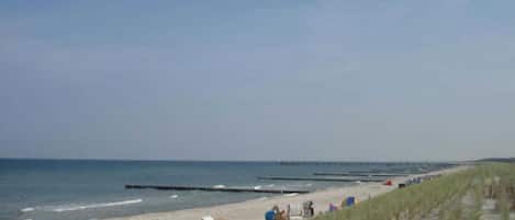 Vlak bij het strand